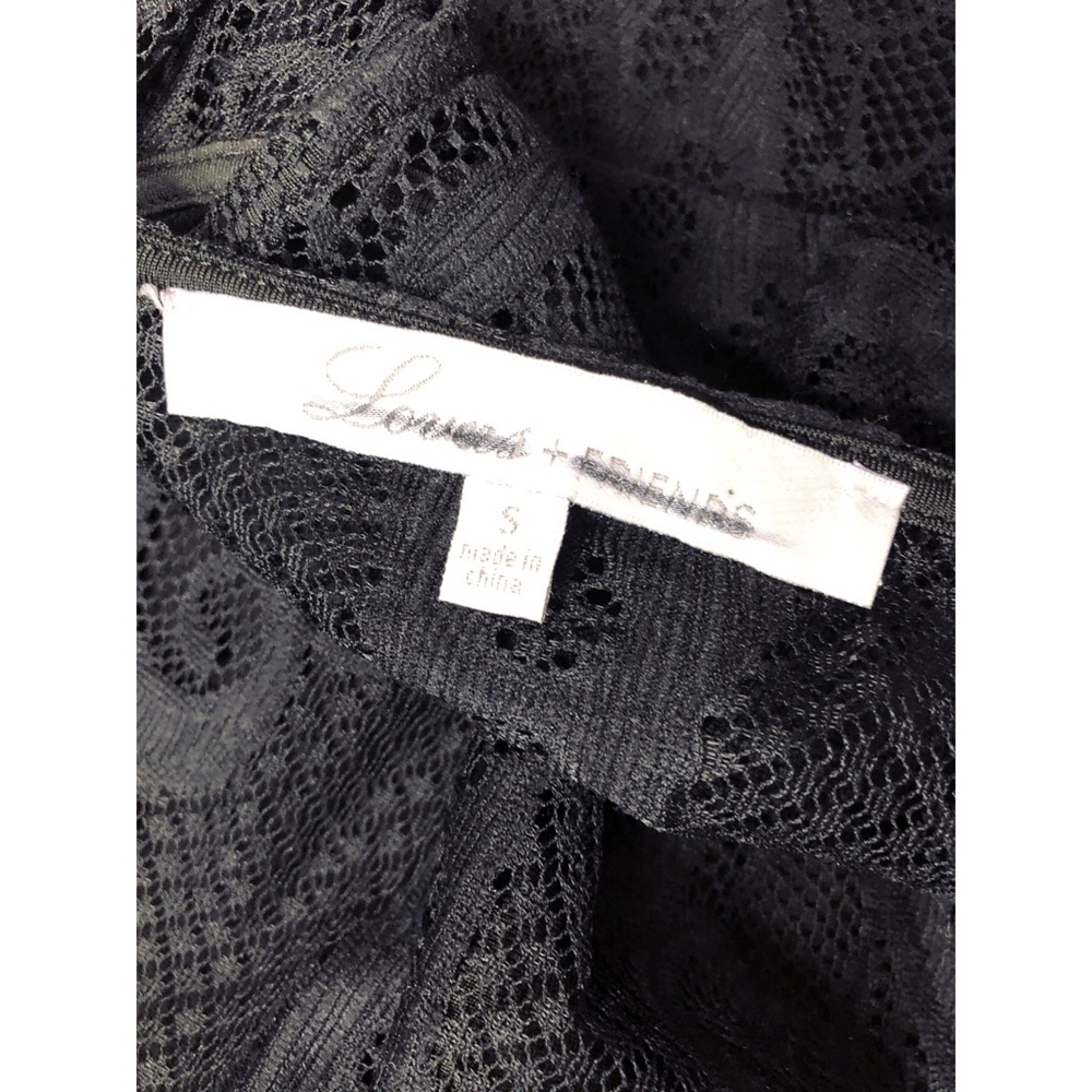 Lovers + Friends Wild at Heart Black Lace Dress S - Picture 7 of 8